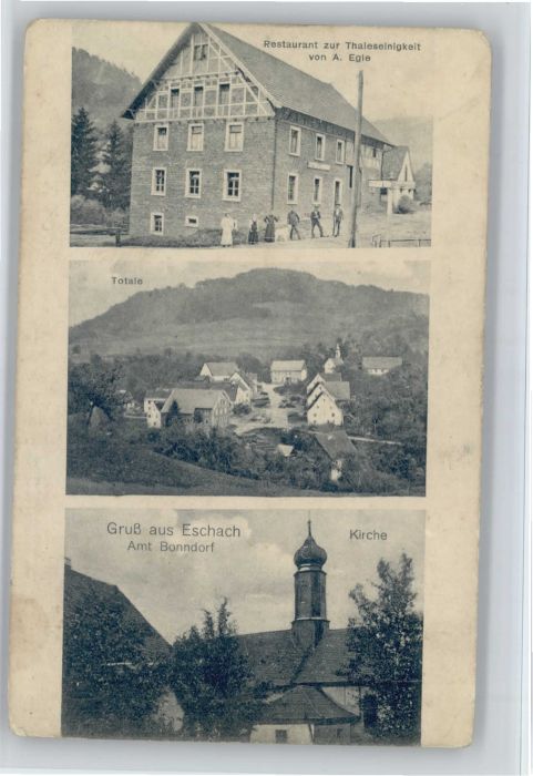 Bonndorf Schwarzwald Bonndorf Eschach Restaurant Thaleseinig