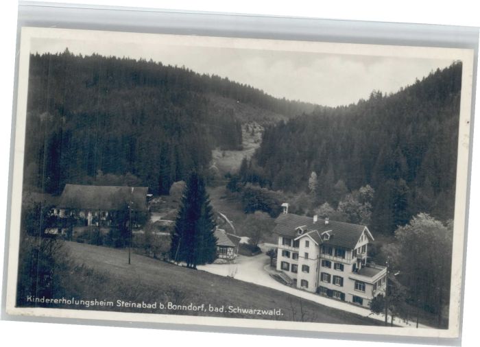 Bonndorf Schwarzwald Bonndorf Kindererholungsheim Steinabad