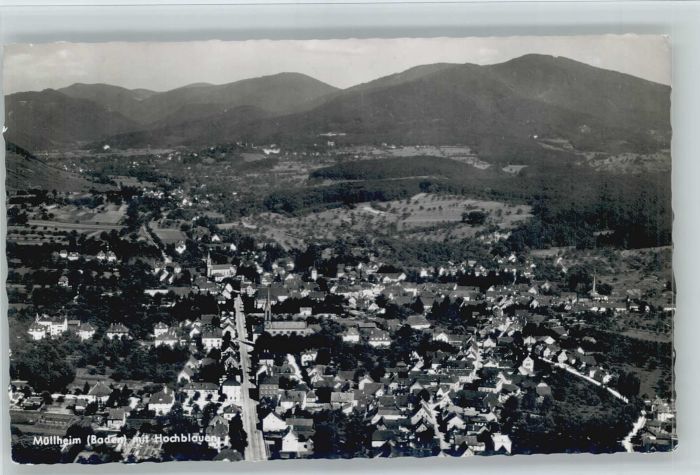 Muellheim Baden Müllheim Fliegeraufnahme