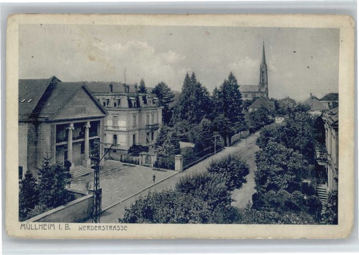Muellheim Baden Müllheim Werderstrasse