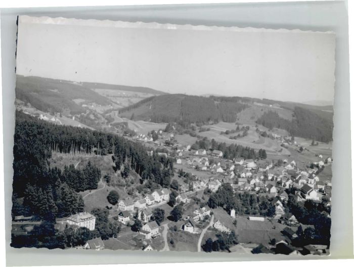 Lenzkirch Hochschwarzwald BW Fliegeraufnahme