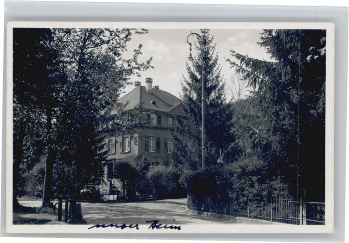 Lenzkirch Hochschwarzwald BW Pension Haus Siebler