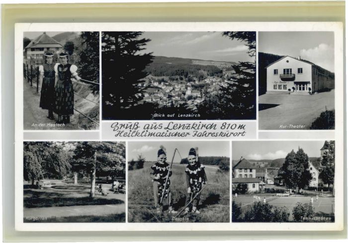 Lenzkirch Hochschwarzwald BW Kurtheater Kurgarten Dengele Tennisplatz