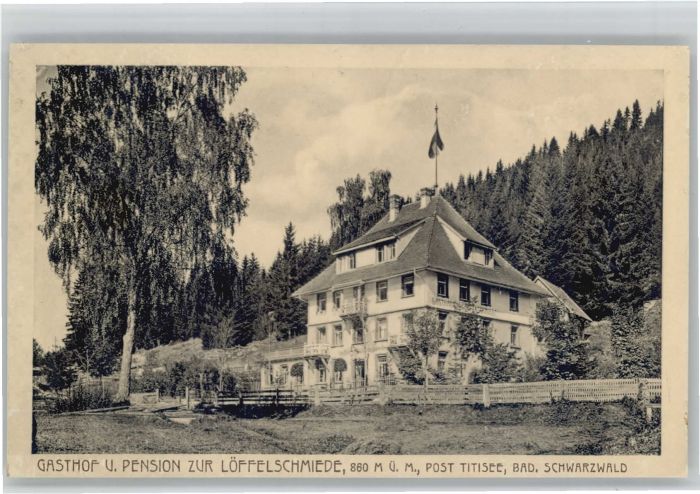 Hinterzarten Breisgau-Hochschwarzwald BW Gasthof Pension zur Loeffelschmiede