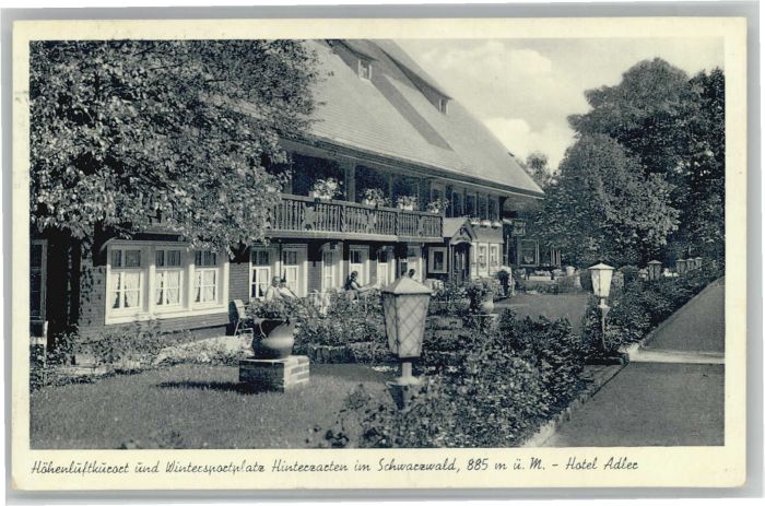 Hinterzarten Breisgau-Hochschwarzwald BW Hotel Adler