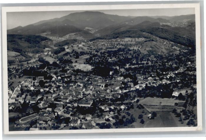 Kandern Fliegeraufnahme