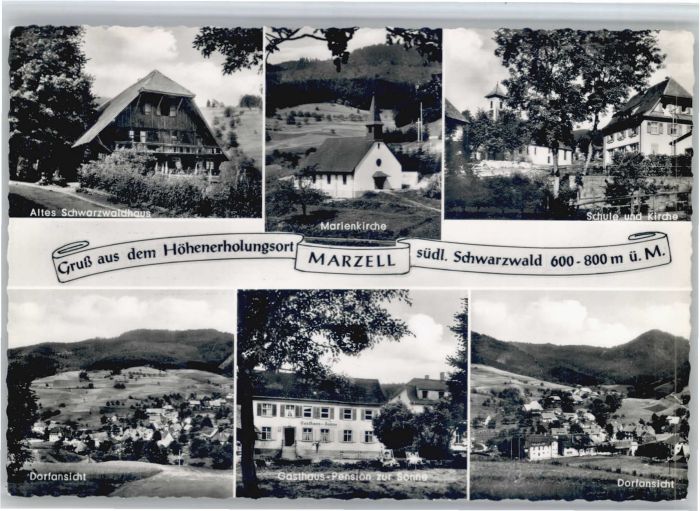 Marzell Schwarzwaldhaus Marienkirche Gasthaus P