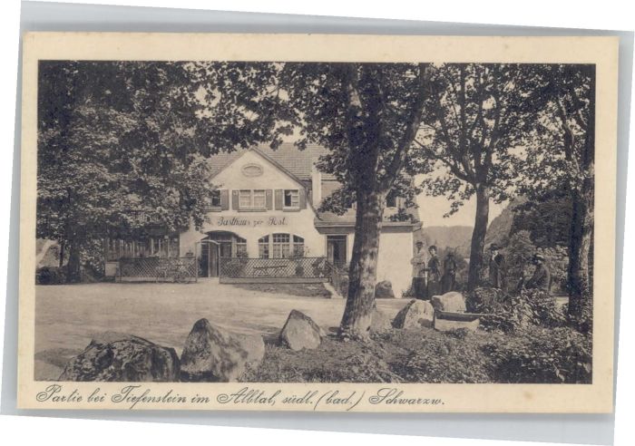 Tiefenstein Albtal Gasthof Post