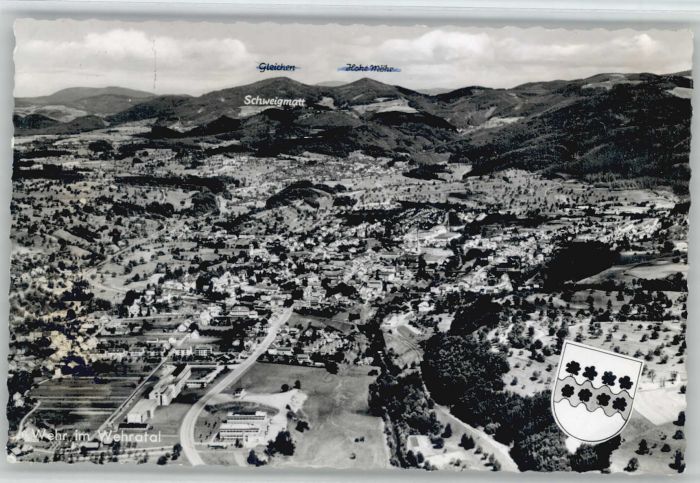 Wehr Baden Fliegeraufnahme