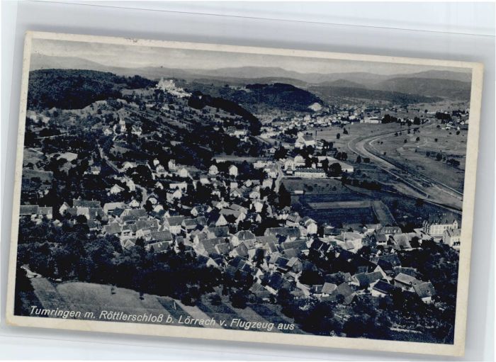 Tumringen Roettler Schloss Fliegeraufnahme