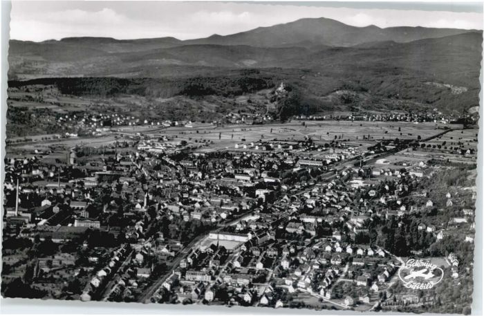 LoeRRACH Baden BW Fliegeraufnahme