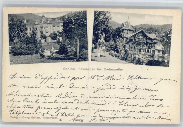 BADENWEILER BW Schloss Hausbaden