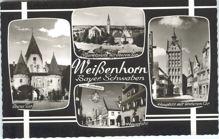 Weissenhorn Marktplatz Hauptstrasse Oberes Tor