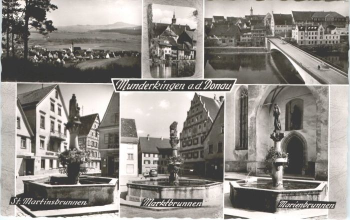 Munderkingen St Martinsbrunnen Marktbrunnen Marienbr
