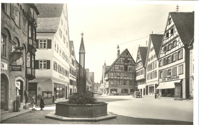 Riedlingen Wuerttemberg arktplatz Gasthaus Pension Ochsen