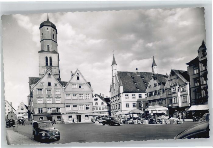 Biberach Riss Marktplatz Rathaus