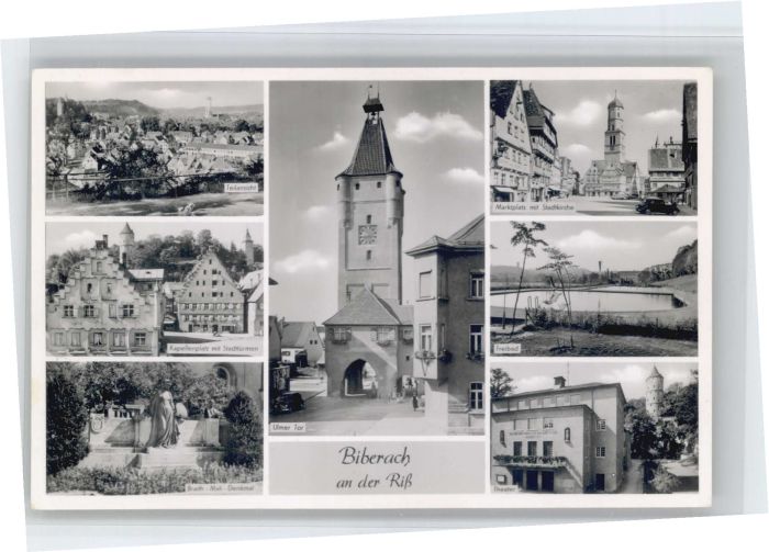 Biberach Riss Kapellenplatz Stadttürme Braith Mali De