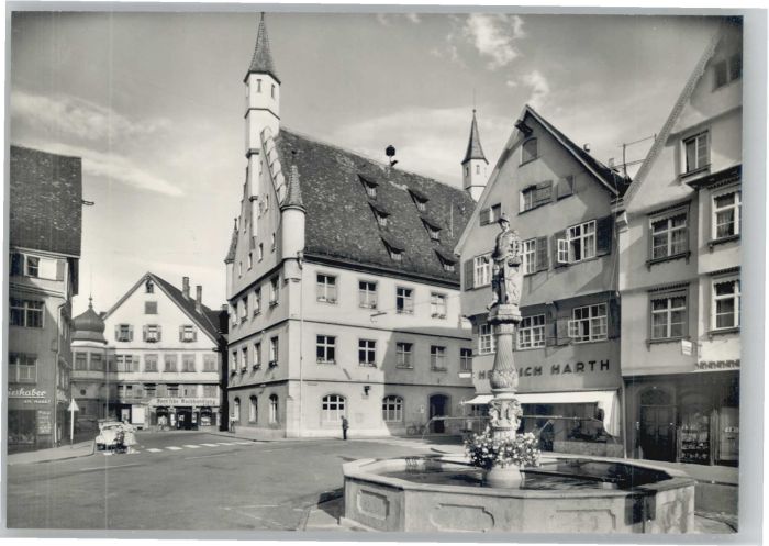 Biberach Riss Marktplatz Rathaus