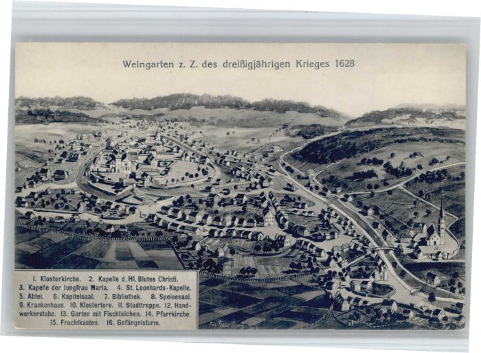 Weingarten Wuerttemberg loster Kirche Kapelle