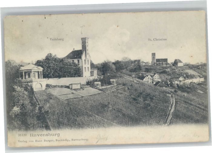 Ravensburg Wuerttemberg Ravensburg Weitsburg St Christina