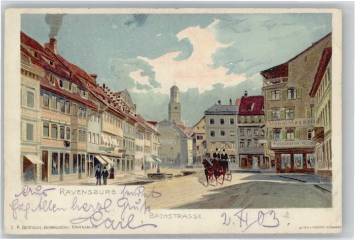 Ravensburg Wuerttemberg Ravensburg Bachstrasse