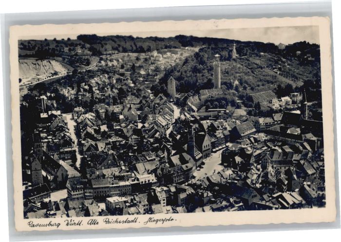 Ravensburg Wuerttemberg Ravensburg Fliegeraufnahme