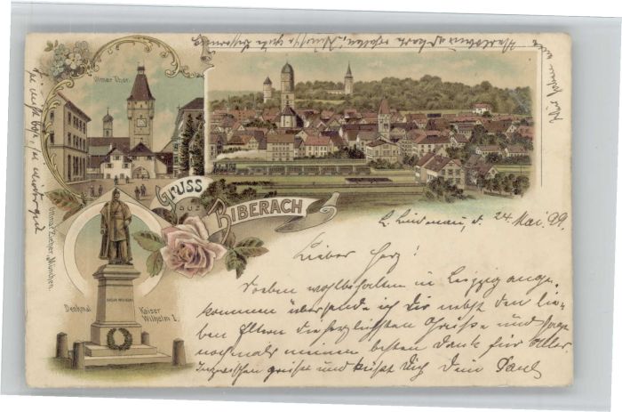 Biberach Riss Kaiser Wilhelm Denkmal Ulmer Tor