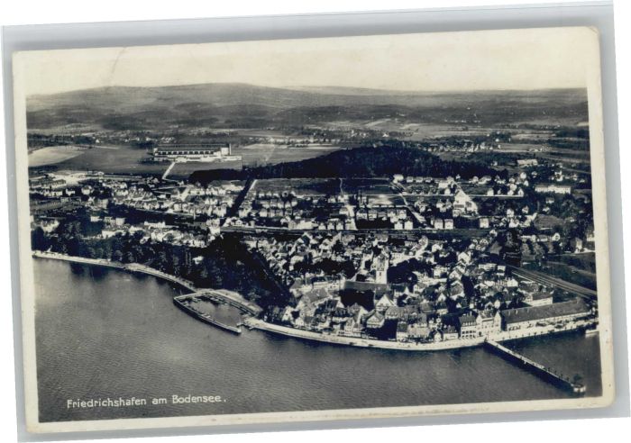 Friedrichshafen Bodensee Friedrichshafen Fliegeraufnahme