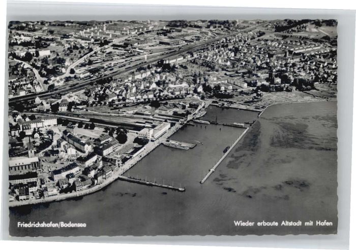 Friedrichshafen Bodensee Friedrichshafen Fliegeraufnahme