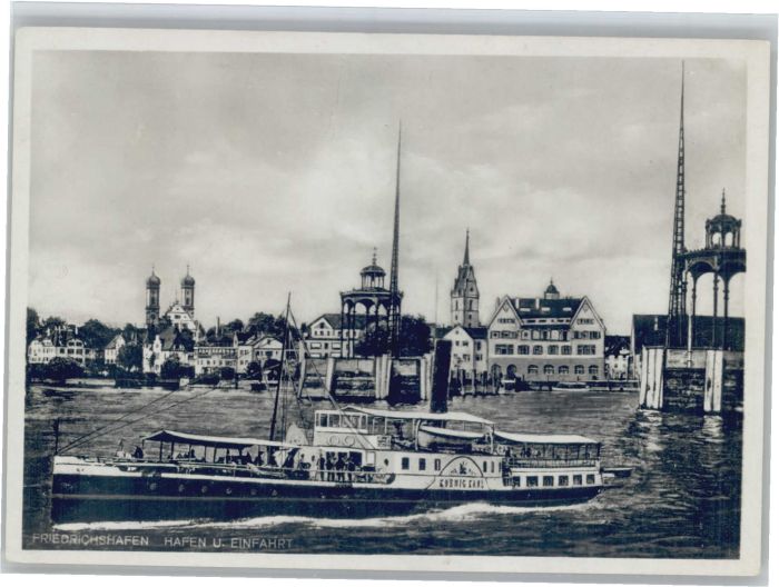 Friedrichshafen Bodensee Friedrichshafen Hafen Einfahrt