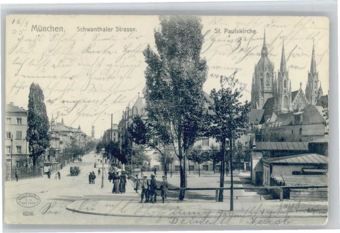 Muenchen chwantaler Strasse St. Paulskirche