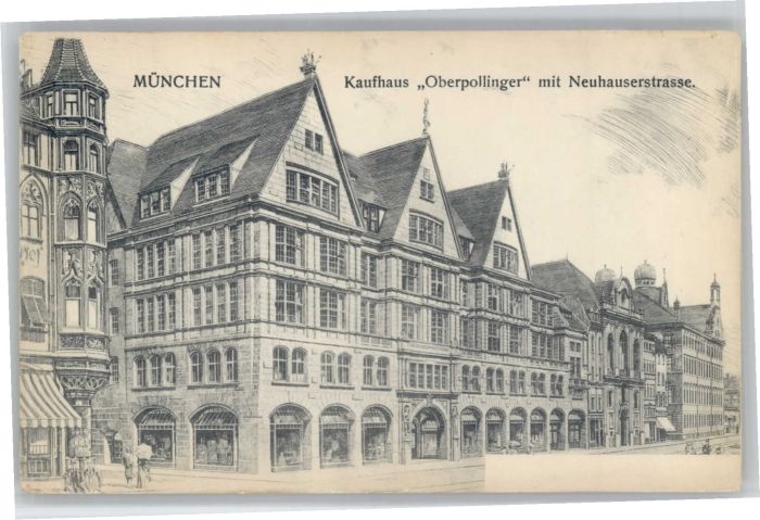 Muenchen Bayern aufhaus Oberpollinger Neuhauserstrasse