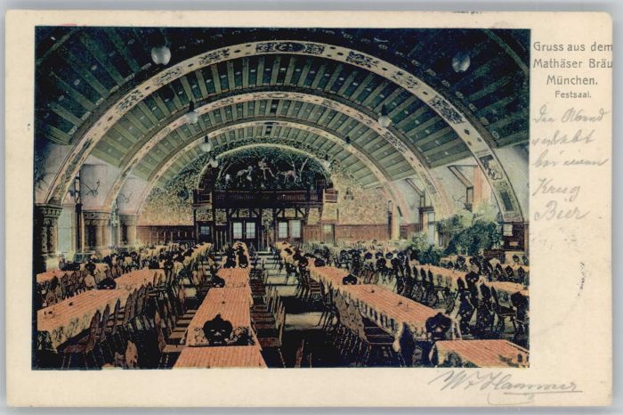 Muenchen Bayern athaeser Braeu  x