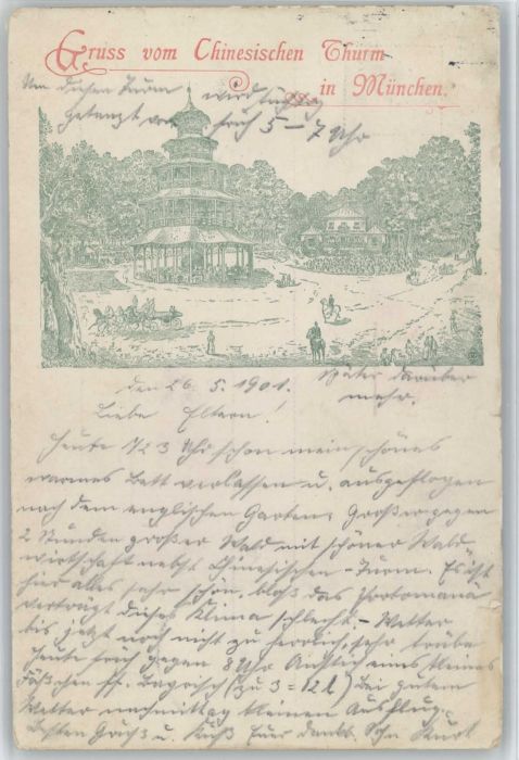 Muenchen Bayern hinesischer Turm