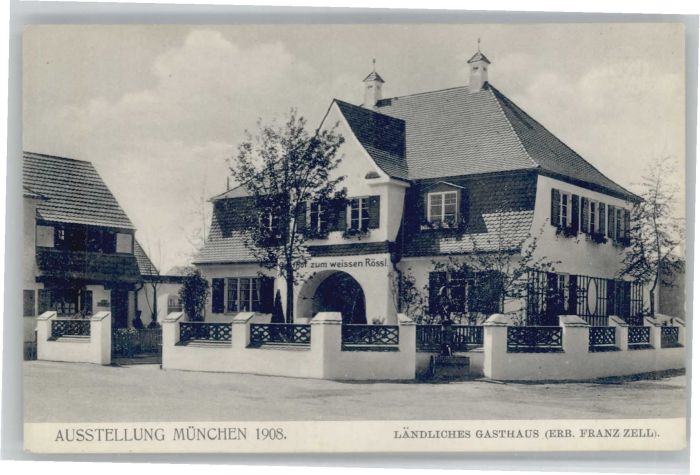 Muenchen Bayern aendliches Gasthaus Ausstellung *