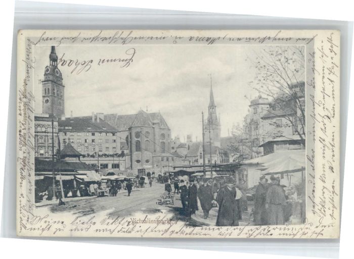 Muenchen Bayern iktualienmarkt