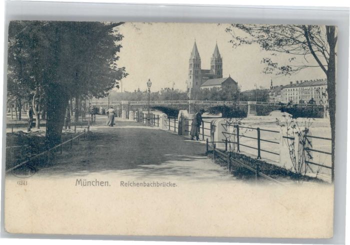 Muenchen Bayern eichenbachbruecke x