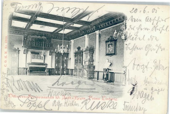 Muenchen Bayern Poststempelabschlag]