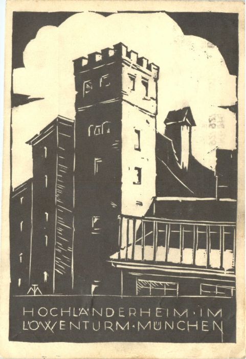 Muenchen Bayern ochlaenderheim Loewenturm x