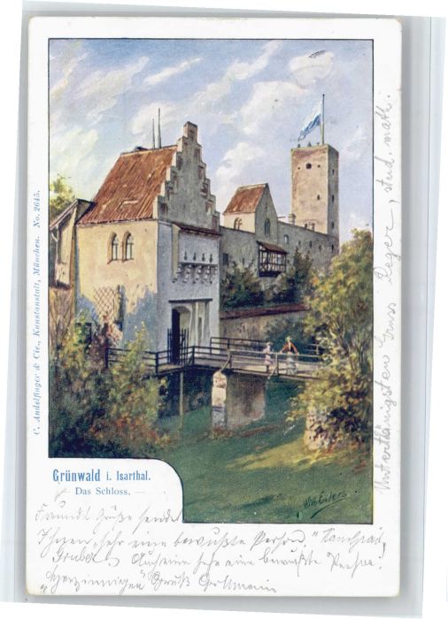 Gruenwald Muenchen nstler Wilhelm Eilers Das Schloss x