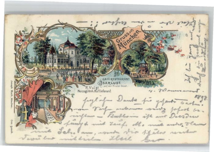 Muenchen afe Restaurant Isarlust