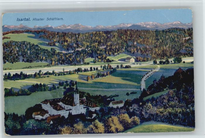 Ebenhausen Isartal [Stempelabschlag] Kloster Schäftlarn