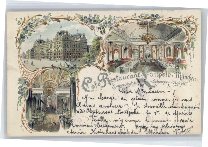 Muenchen afe Restaurant Luitpold