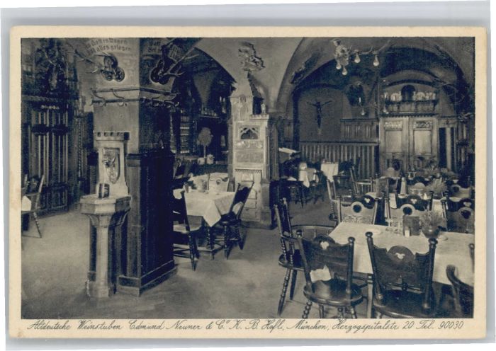 Muenchen Bayern einstube Edmund Neumer