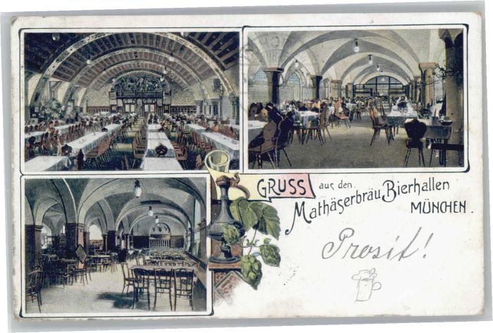 Muenchen athäserbräu Bierhallen x