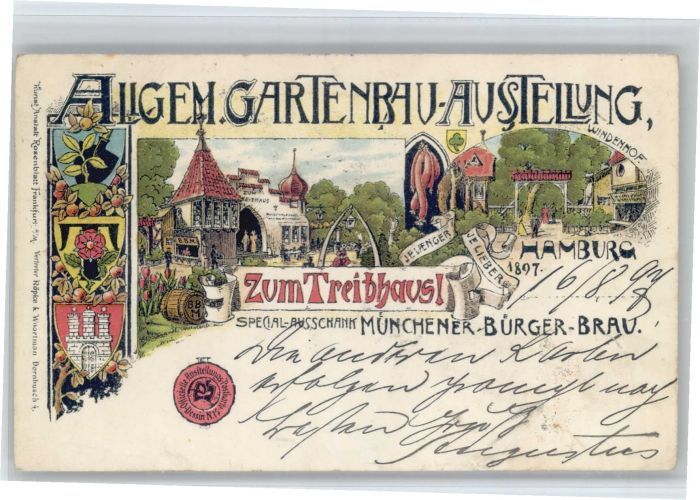 Muenchen artenbauausstellung Münchener Bürgerbra