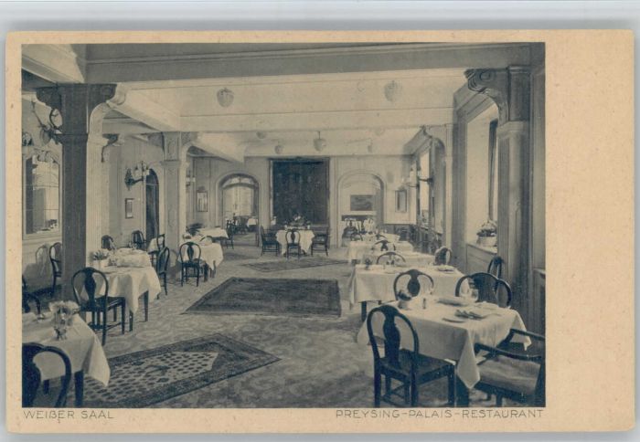 Muenchen Bayern reysing Palais Restaurant