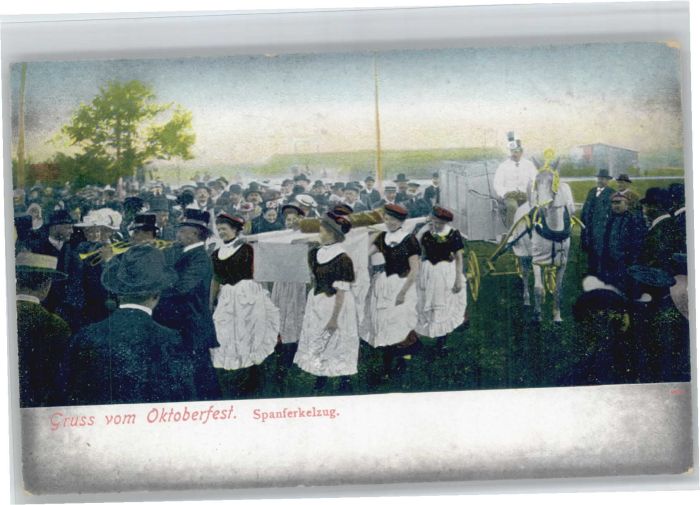Muenchen Bayern Franz Joseph Huber] Oktoberfest Spanferkelzug