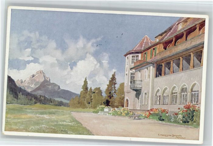 Klais Künstler E. Harrison Schloss Elmau