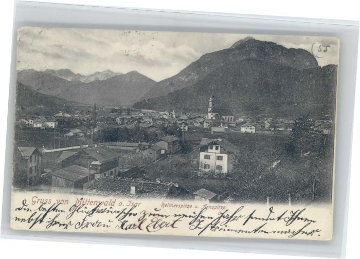 Mittenwald Bayern Mittenwald Reiterspitze